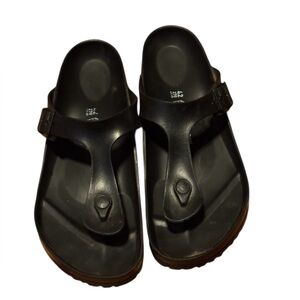 Birkenstock Gizeh Essentials EVA Slide Sandal 42 black ladies 11 men’s 9